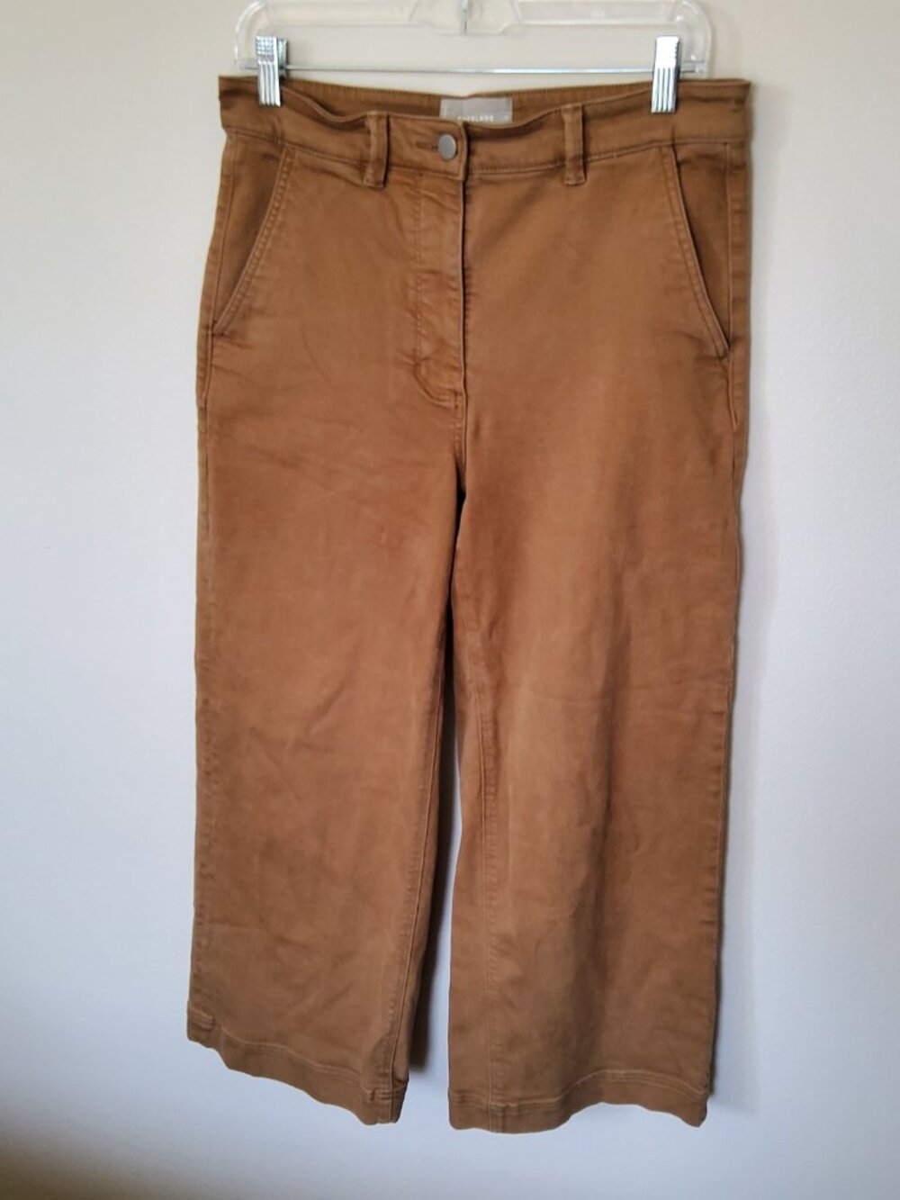 Everlane Brown Denim Jeans Wide Leg size 10